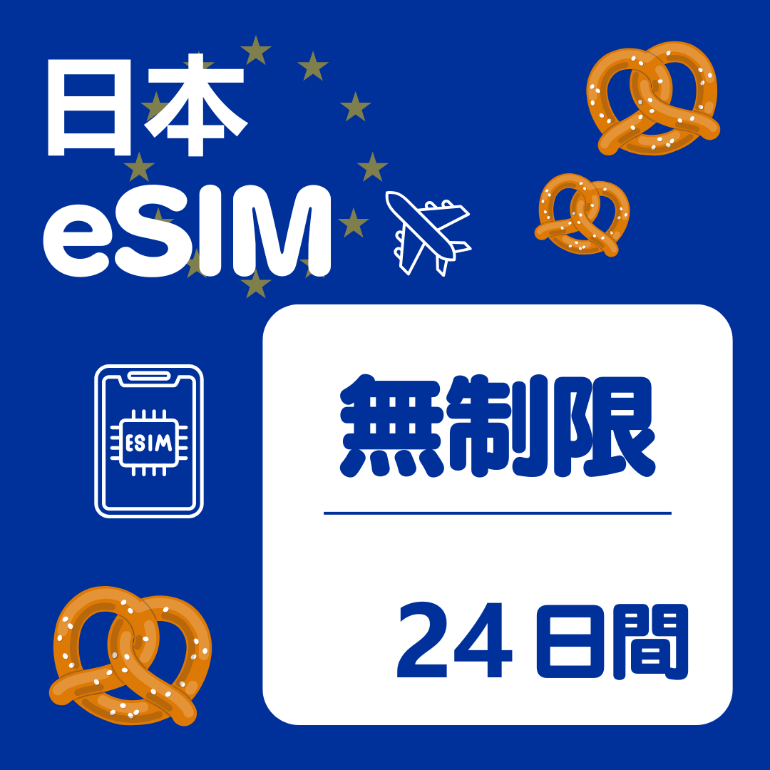 日本 24日間 eSIM