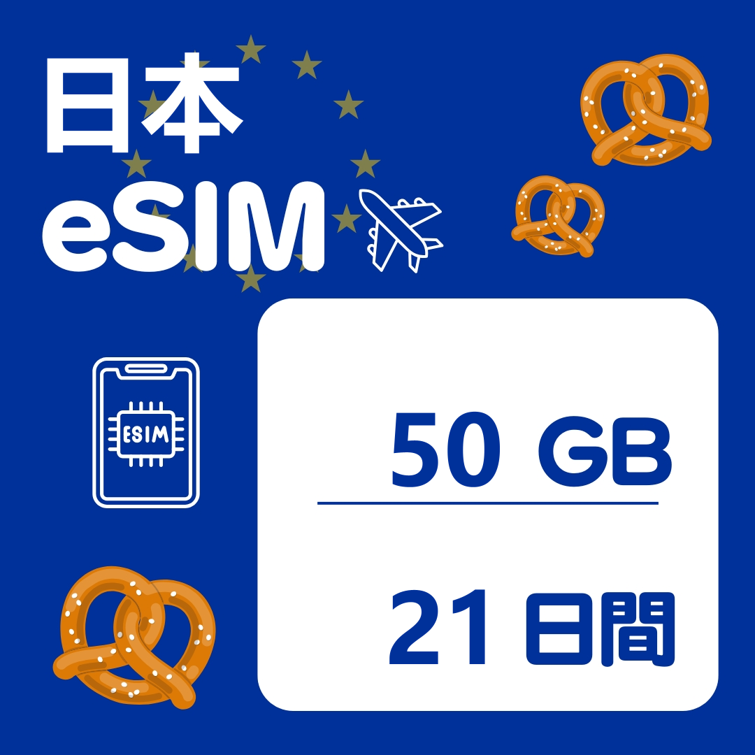 日本 21日間 eSIM